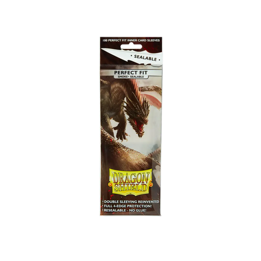 Dragon Shield Smoke - Sealable Perfect Fit Sleeves Standard