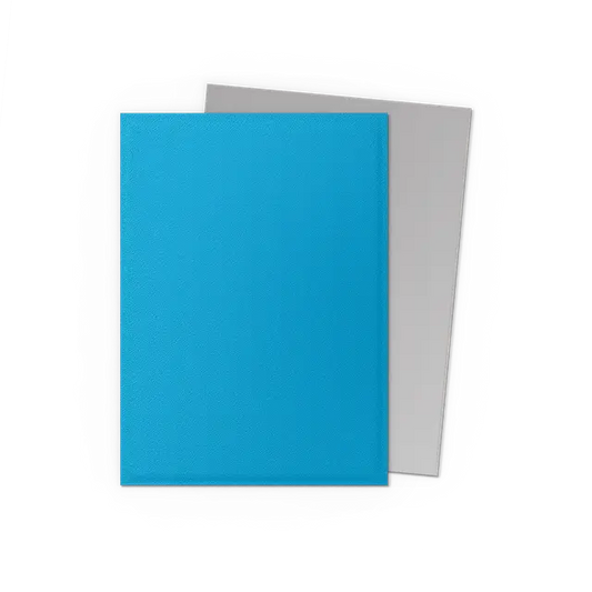 Dragon Shield - Sky Blue & Silver - Matte Dual Sleeves