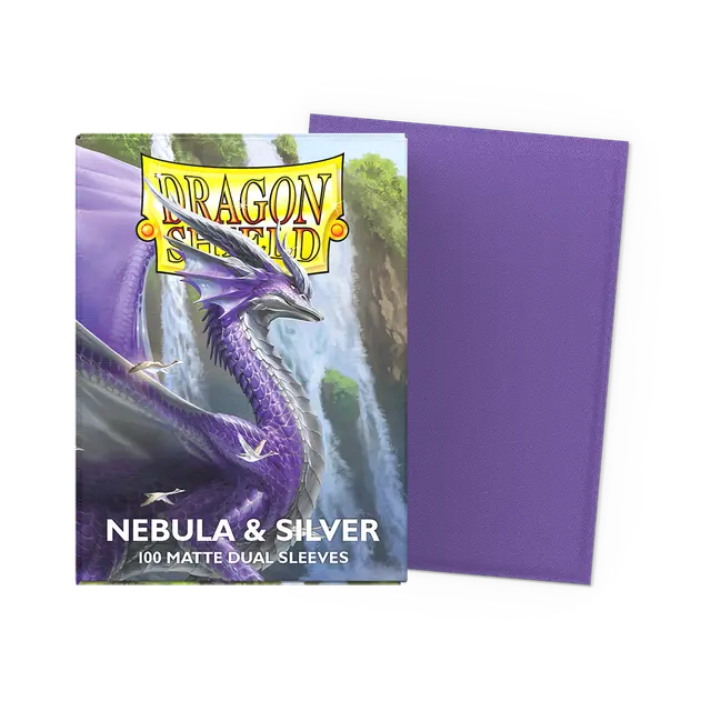 Dragon Shield - Nebula & Silver - Matte Dual Sleeves