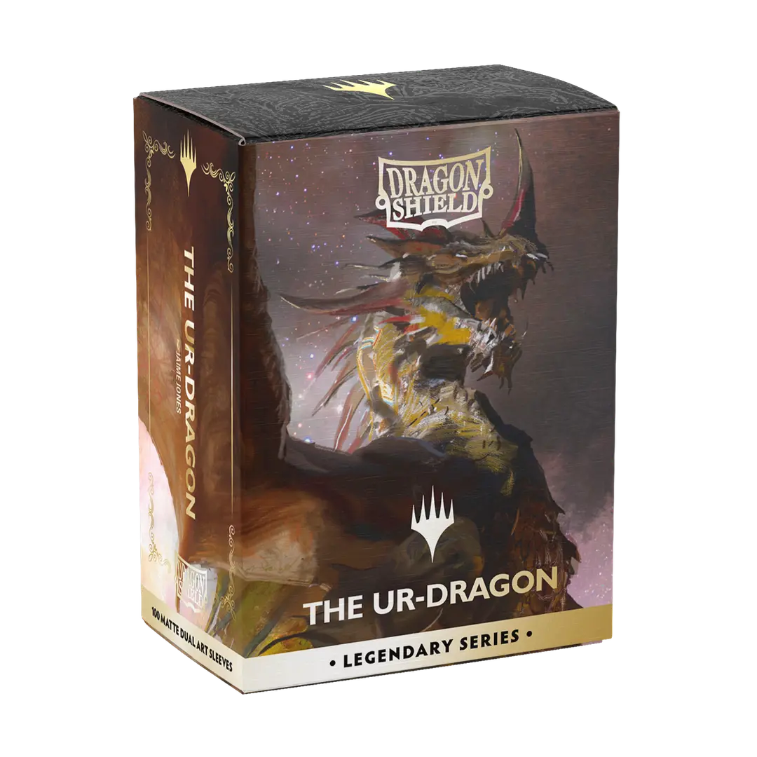 Dragon Shield The Ur-Dragon Legendary Series card sleeves box featuring dragon artwork