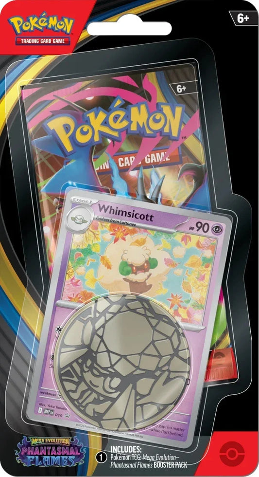 Pokemon Mega Evolution Phantasmal Flames Checklane Pack Blister