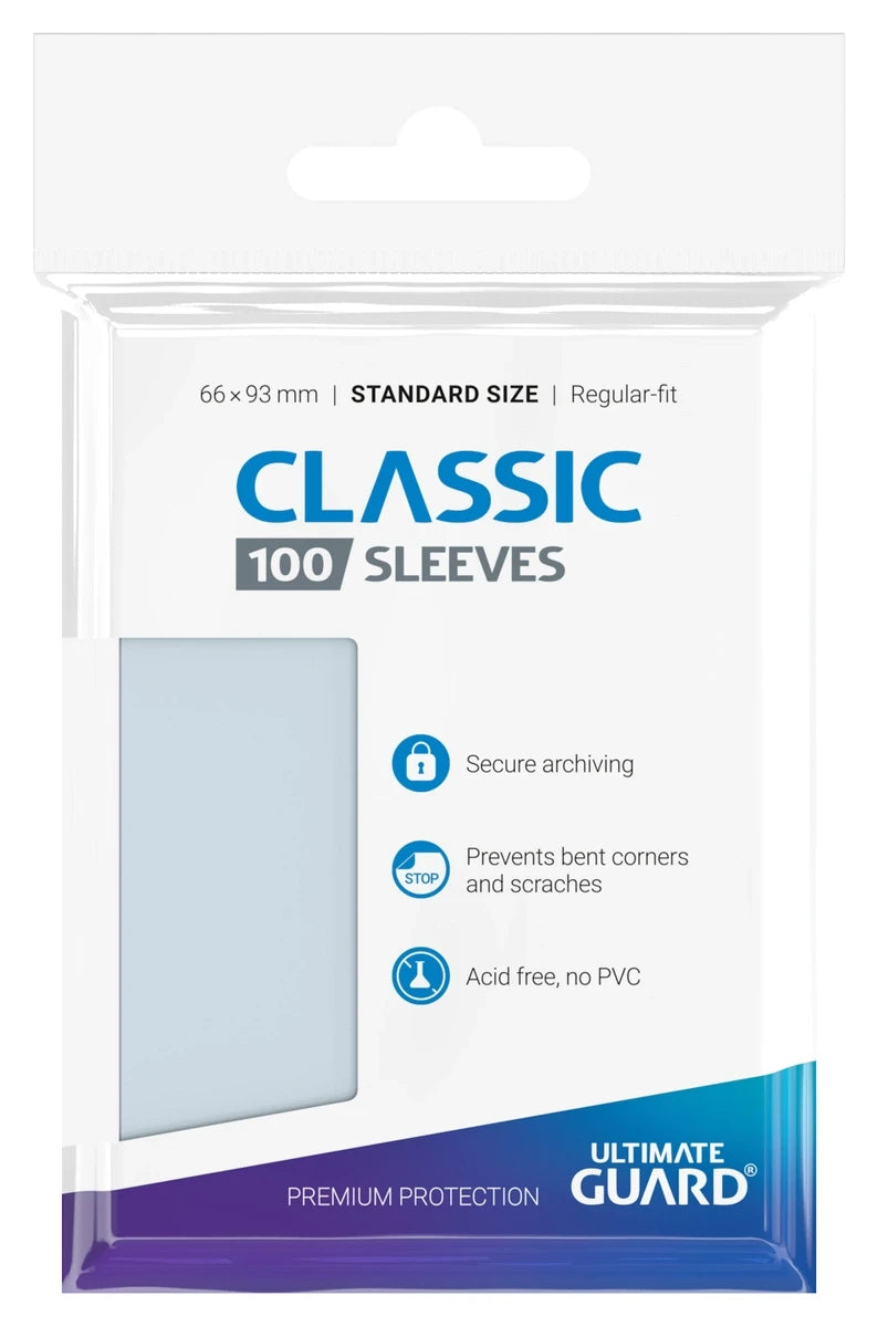 Ultimate Guard Classic Soft Sleeves Standard Size (100) (Penny Sleeves)