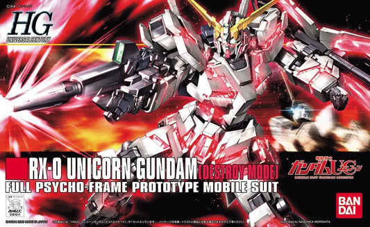 1/144 HGUC RX-0 Unicorn Gundam Destroy Mode