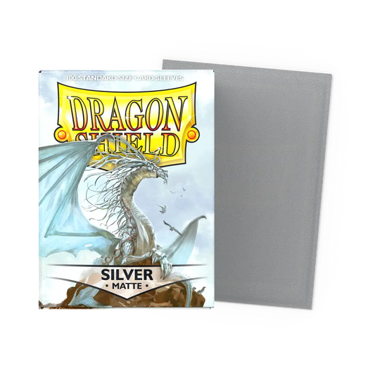 Dragon Shield | Silver - Matte Sleeves
