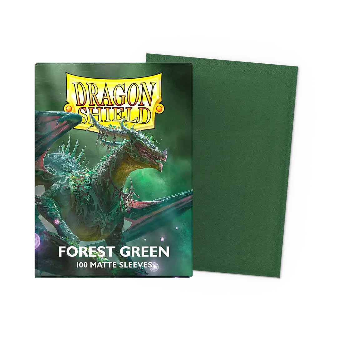 Dragon Shield - Forest Green - Matte Sleeves