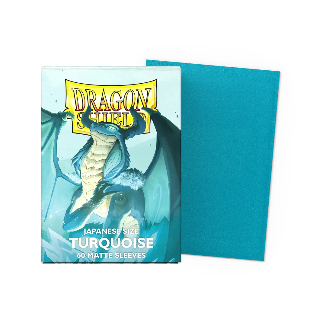 Dragon Shield Japanese - Turquoise - Players' Choice Matte Sleeves