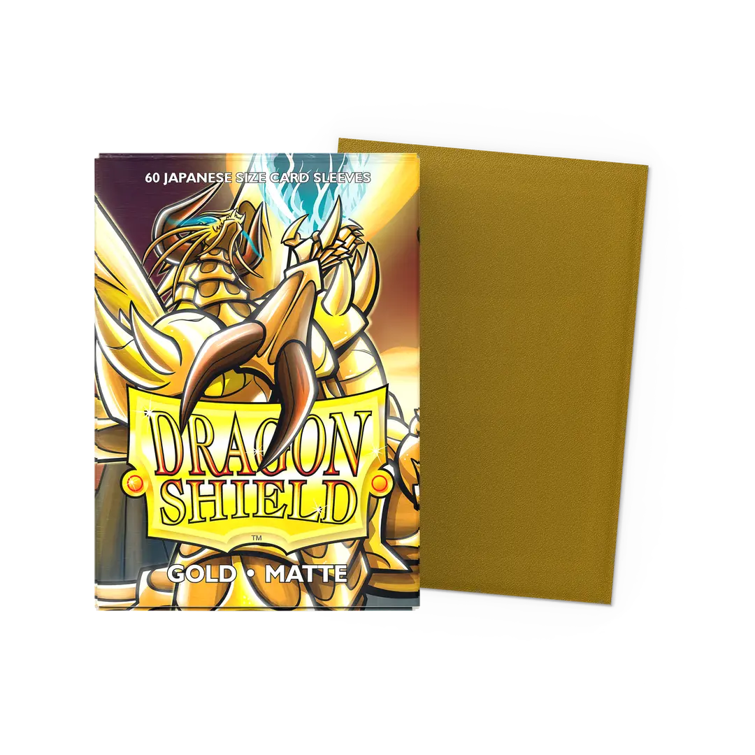 Dragon Shield Japanese - Gold - Matte Sleeves