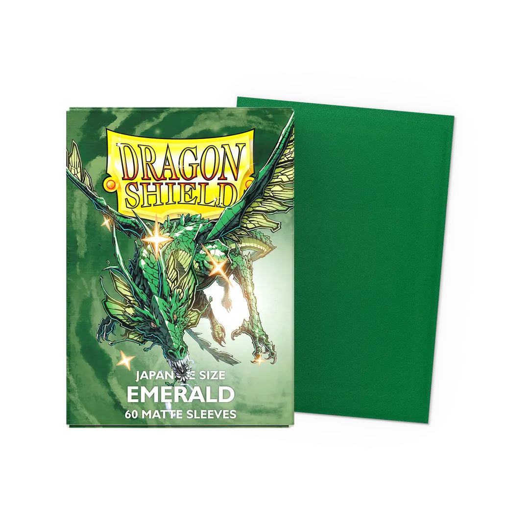 Dragon Shield Japanese - Emerald - Matte Sleeves