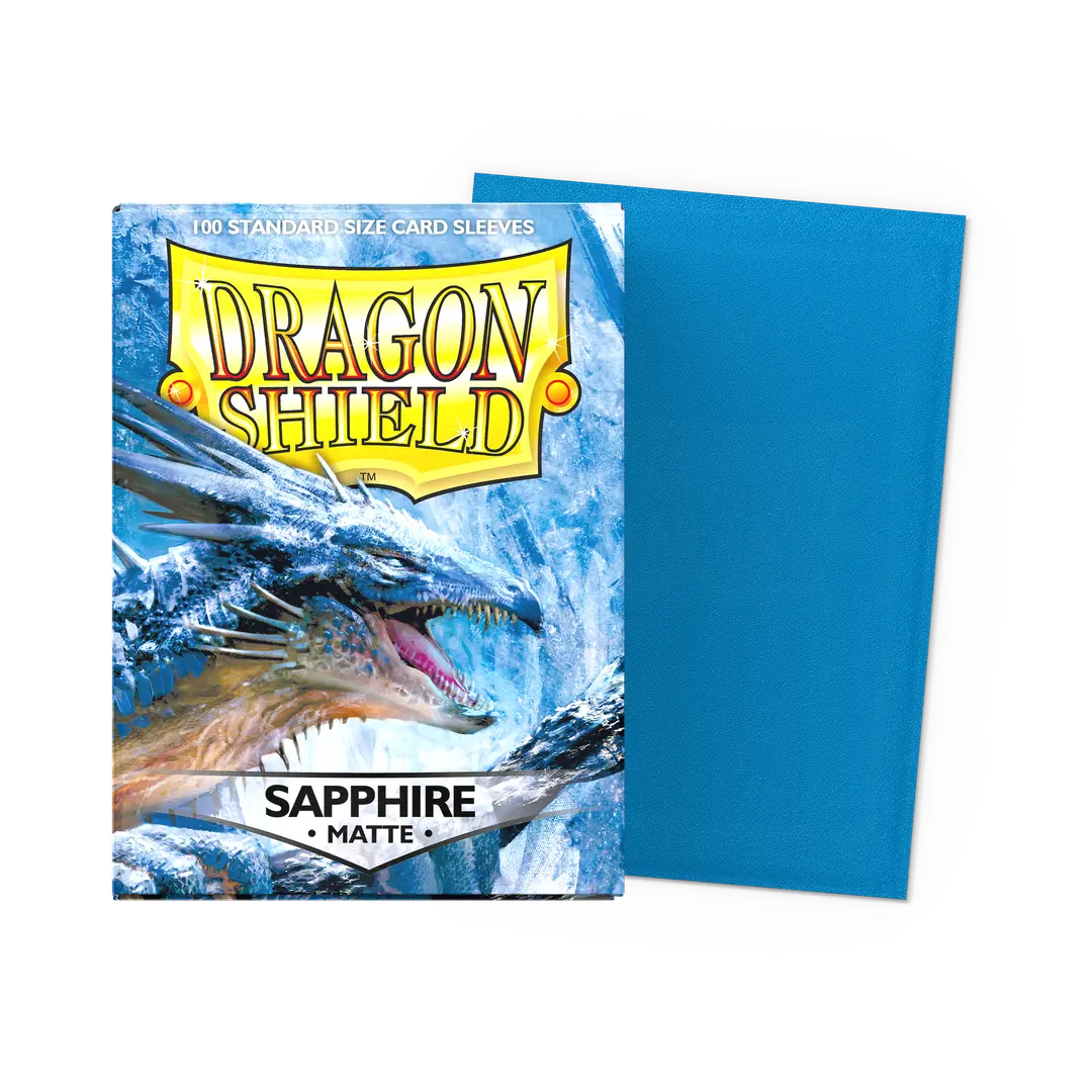 Dragon Shield | Lightning - Sapphire - Matte Sleeves