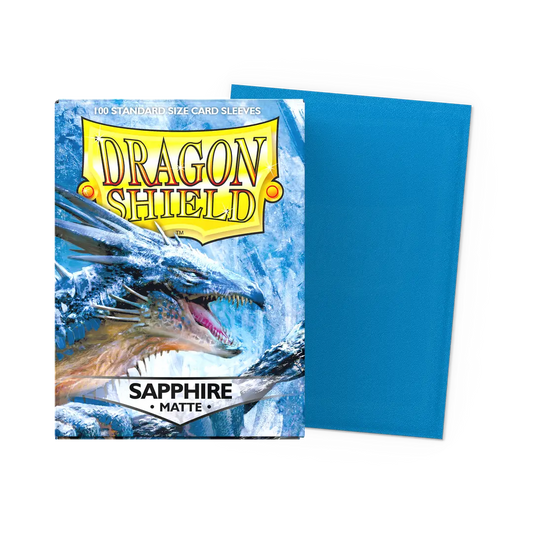 Dragon Shield | Lightning - Sapphire - Matte Sleeves