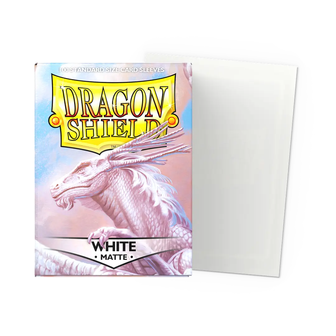 Dragon Shield - White - Matte Sleeves