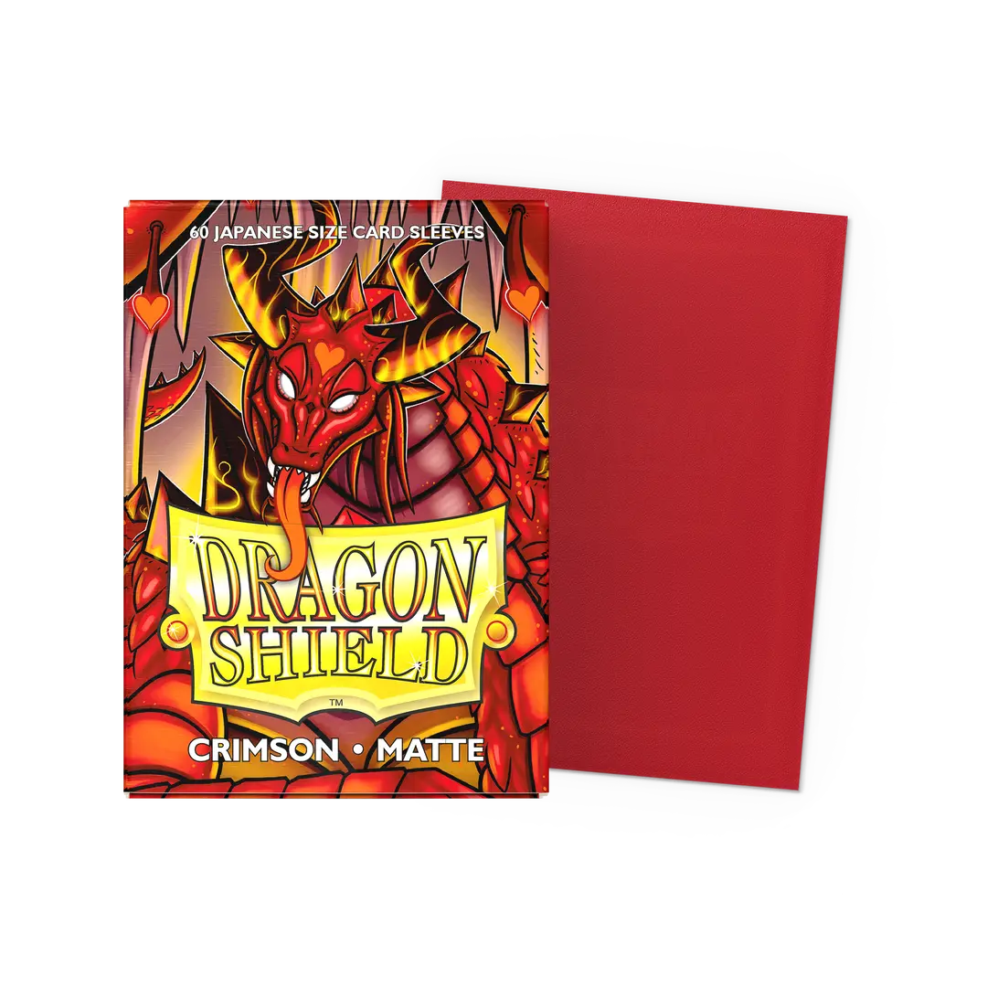 Dragon Shield Japanese - Crimson - Matte Sleeves