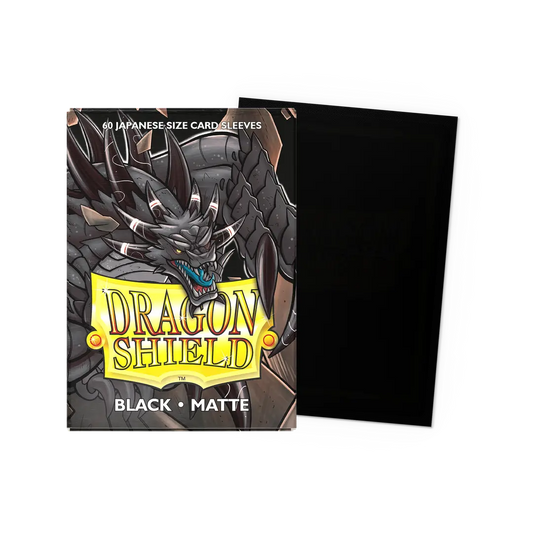 Dragon Shield Japanese - Black - Matte Sleeves