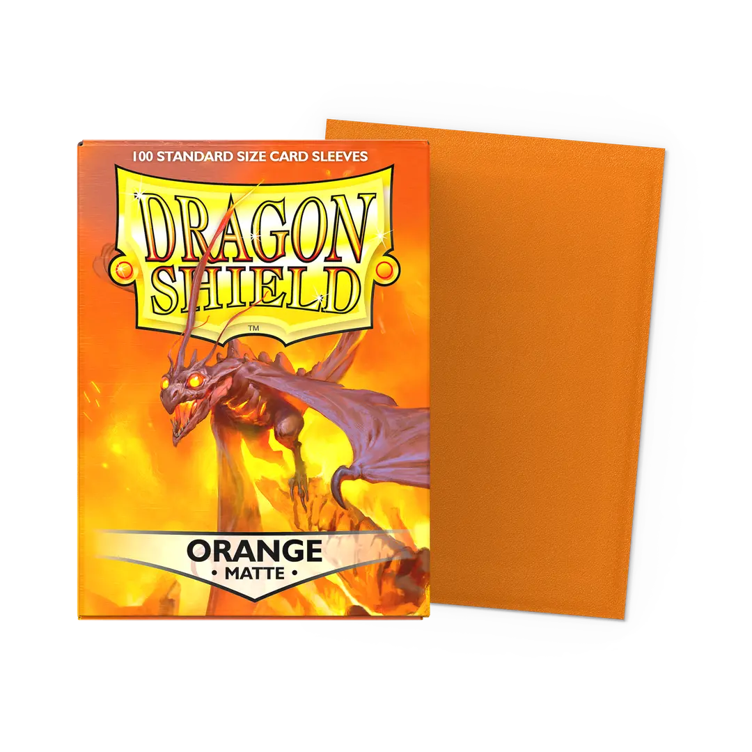 Dragon Shield | Orange - Matte Sleeves