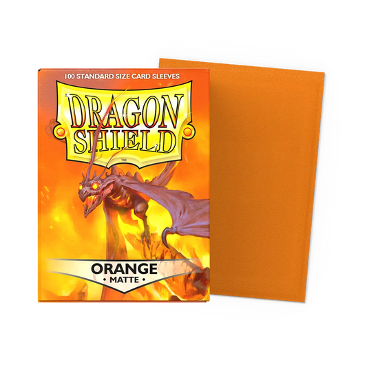 Dragon Shield | Orange - Matte Sleeves