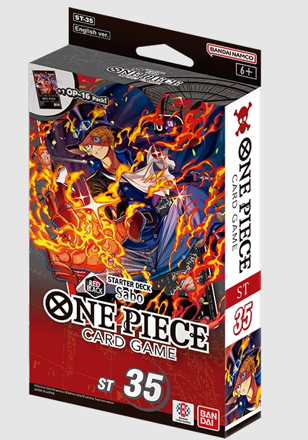 RED/BLACK Sabo- [ST-35] Starter Deck One Piece